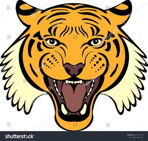 Tiger Head Vector Image Tattoo Vector Stock Vector (Royalty Free ...