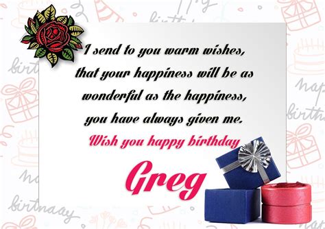 Happy Birthday Greg