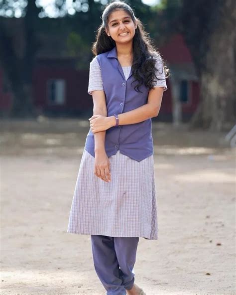 CELEBRITY PICS: Anaswara Rajan in school dress