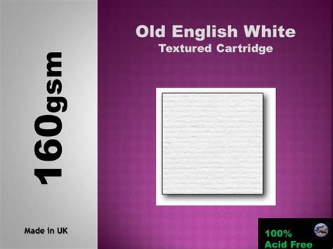 White textured 160gsm - Active Paper