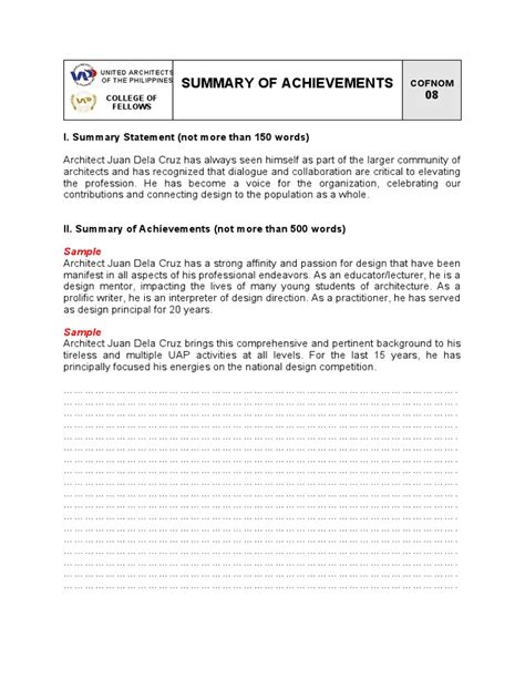 5 Dossier Format For Various Specilizations | PDF