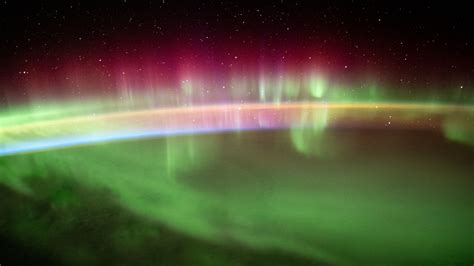 Aurora Borealis From Space Hd