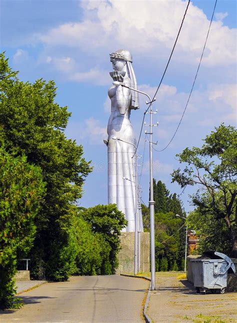 Statue of Mother Georgia in Tbilisi, Georgia Stock Image - Image of russia, pride: 37153375