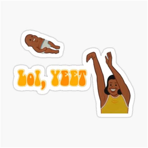 "Baby Yeet Meme" Sticker for Sale by marcey7 | Redbubble