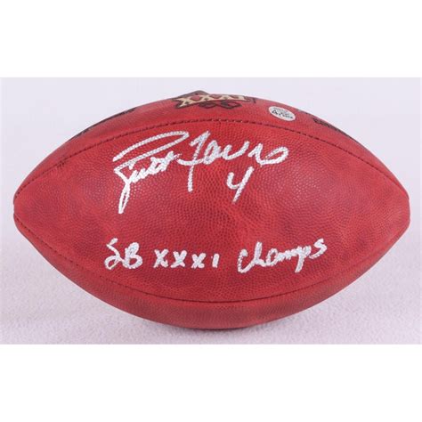 Brett Favre Signed Super Bowl XXXI NFL Official Game Ball Inscribed "SB XXXI Champs" (Favre COA ...