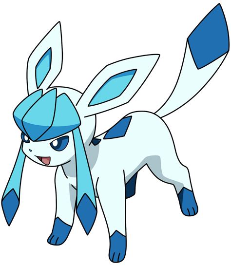 Shiny Glaceon: Glaceon is a quadruped, mammalian creature covered in ...