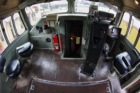 UP 6922 Locomotive Cab Interior | This is a fisheye view of … | Flickr