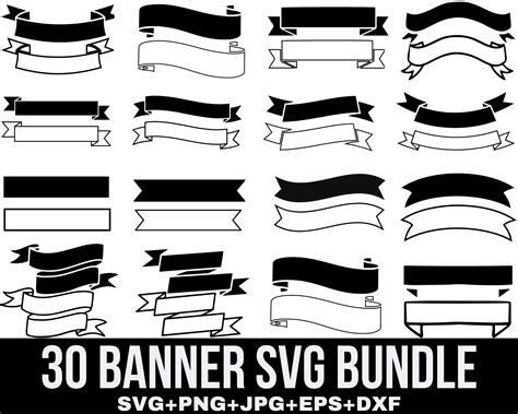 Banner Vector Black And White Png