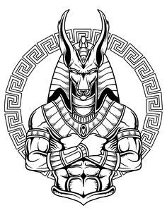 Download Anubis Illustration for Tshirt Design for free | Egyptian ...