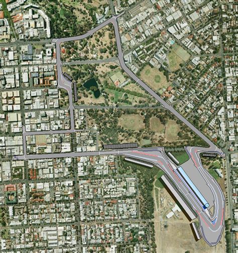 Adelaide F1 Street Circuit : r/RaceTrackDesigns