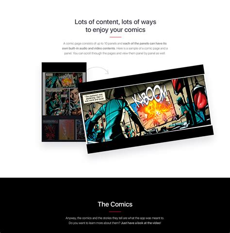 Comic Reader app for iOS and Android on Behance