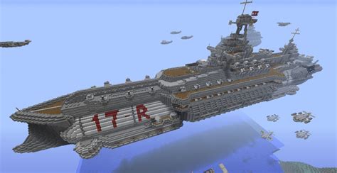 steampunk(ish) Battlecruiser, Full interior Minecraft Project