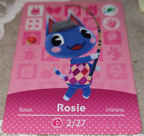 Rosie [Animal Crossing Amiibo Festival] | Item only | Amiibo Cards