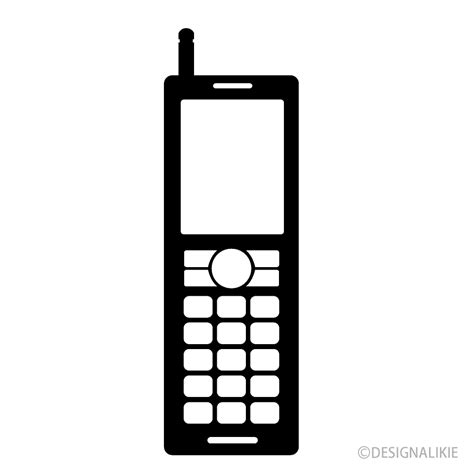 Old Mobile Phone Clip Art Free PNG Image｜Illustoon