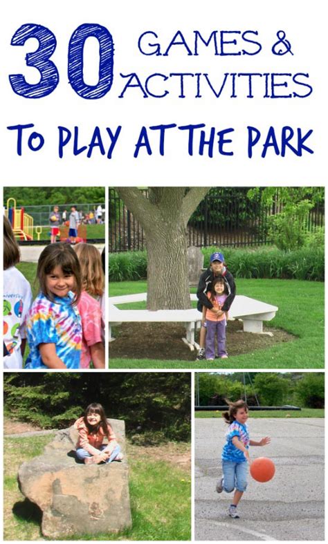 30 Fun Park Games for Kids to Play