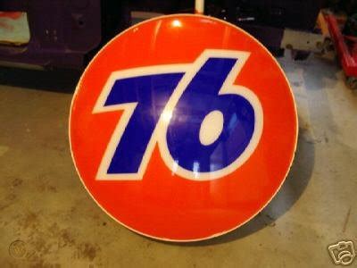 3' Lighted "ORANGE" Union 76 Ball Sign | #23384508