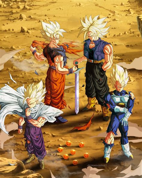 Dragon Ball Z - Super Saiyans by Chanampart - DRAGON BALL Z: KAKAROT