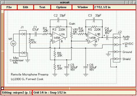 Creating Schematics With Xcircuit