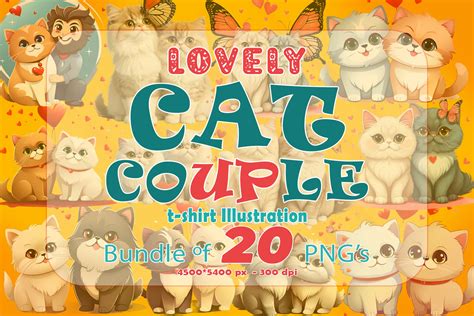 ouple Cat punk Vibes T-shirt Design Bundle - Buy t-shirt designs
