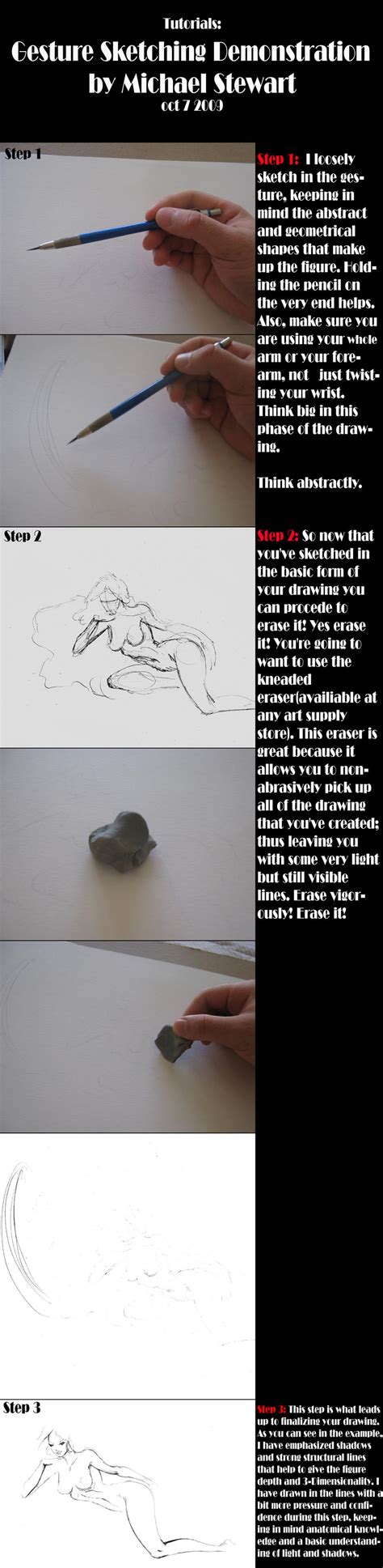 Gesture Drawing Tutorial by michaelstewart on DeviantArt