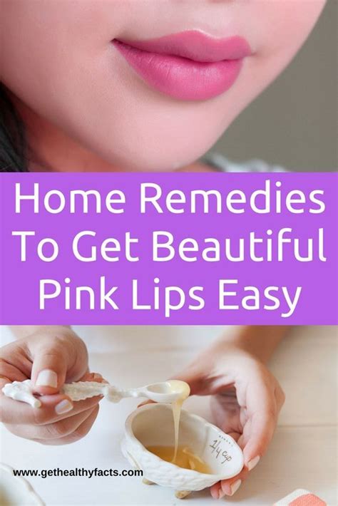 Home Remedies To Get Beautiful Pink Lips Easy | Pink lips, Dark lips, Hot pink lips