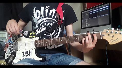 Blink-182 - Anthem Part Two (Guitar Cover WITH TABS) - YouTube