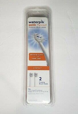 Waterpik Sonic-Fusion Replacement Flossing Brush Heads - White | eBay