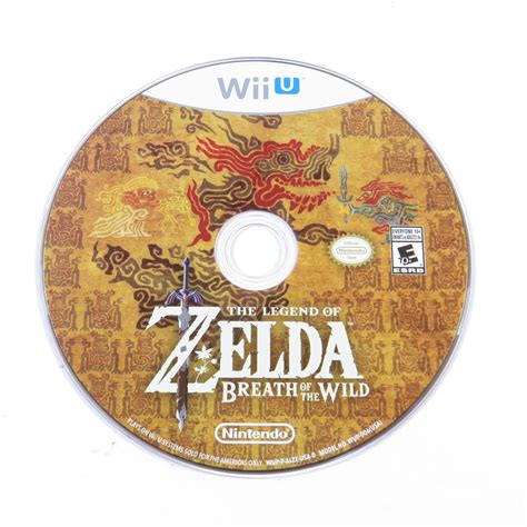 Zelda Breath Of The Wild Video Game for the Nintendo Wii U