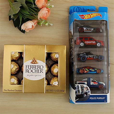 Ferrero Rocher And Hot Wheels Car Set new-zealand | Gift Ferrero Rocher ...