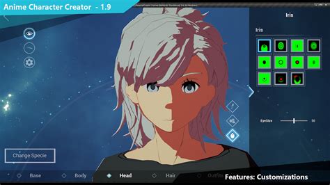 Anime Character Creator in Blueprints - UE Marketplace