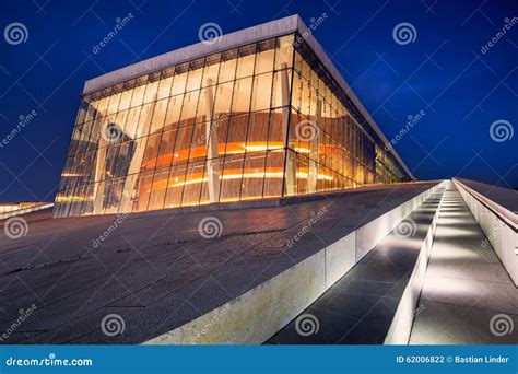 Oslo opera house at night stock photo. Image of norway - 62006822