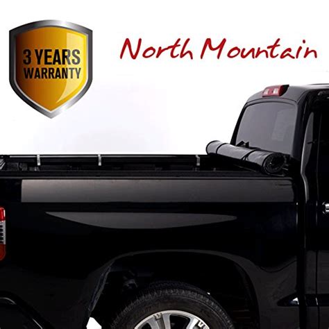 North Mountain Soft Vinyl Roll-up Tonneau Cover, Clamp On No Drill Top Mount Assembly w/Rails ...