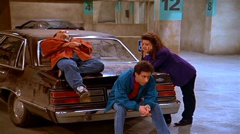 In Seinfeld S3E6: The Parking Garage, everyone hassles Kramer for ...