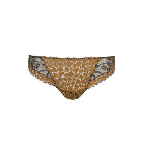 Marie Jo Naffi Honey | Slip brésilien | Lingerie Ka Tour de Taille XS Couleur Naffi Honey