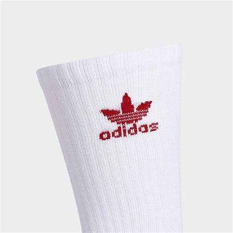 Little Kids' adidas Originals Trefoil Crew Socks (6 Pack)| Finish Line