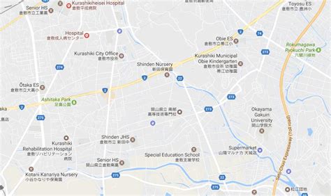 Map of Kurashiki