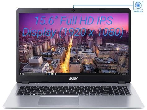 Acer Aspire 5 Notebook, 15.6" FHD Display, AMD Ryzen 3 3200U Upto 3 ...