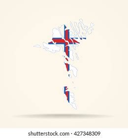 Map Faroe Islands Faroe Islands Flag Stock Vector (Royalty Free) 427348309 | Shutterstock