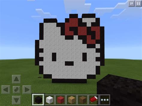 Hello kitty pixel art | Minecraft Amino