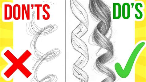 How To Draw Loose Curls If you can avoid sulphates because they build up in your scalp which can ...