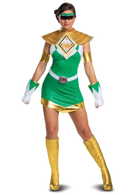 Power Rangers Deluxe Green Ranger Costume For Women | ubicaciondepersonas.cdmx.gob.mx