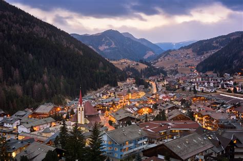 Aerial View of Selva Val Gardena, Dolomites - Anshar Photography