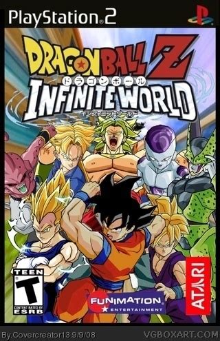 Dragon Ball Z: Infinite World PlayStation 2 Box Art Cover by Covercreator13