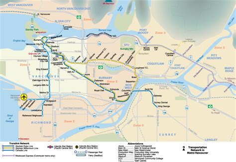 Interative Metro Map of Vancouver - JohoMaps