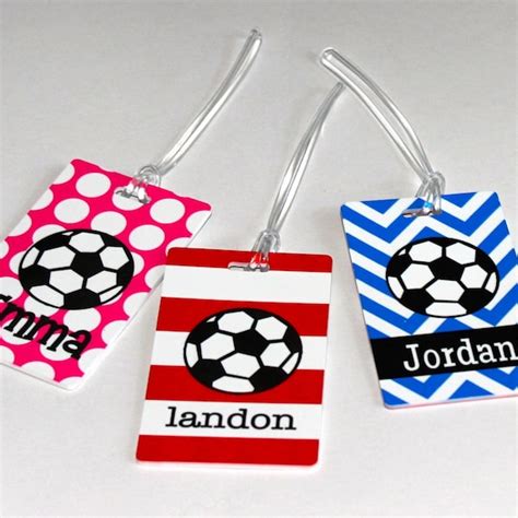 Soccer Bag Tags - Etsy