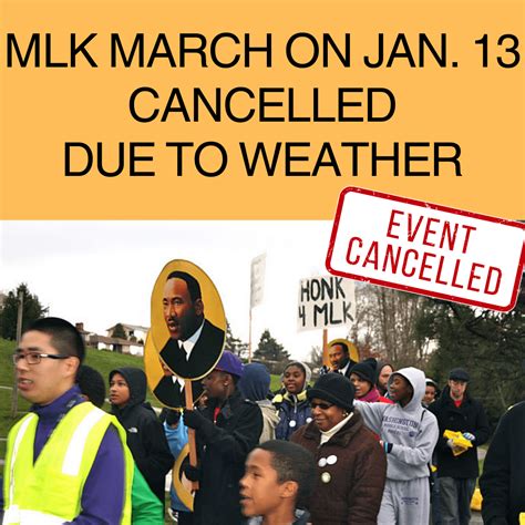 Seattle Parks and Recreation Citywide MLK March On Jan. 13 Cancelled ...