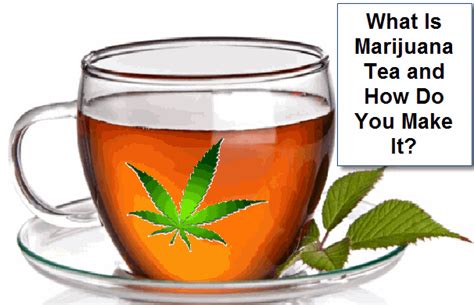 Marijuana Tea and How To Make It Taste Great