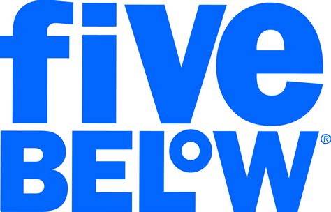 Five Below logo in transparent PNG and vectorized SVG formats