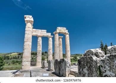 Ancient Nemea Temple Zeus Greece Stock Photo 1265976976 | Shutterstock