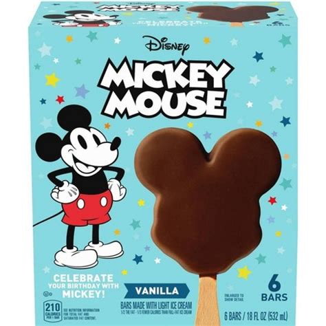 Disney Mickey Mouse Ice Cream Bars - 6ct : Target